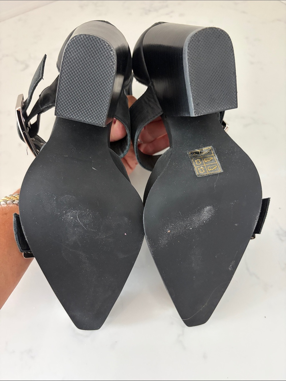 Jeffrey Campbell for Free People Buckle Heels - Picture 5 of 9